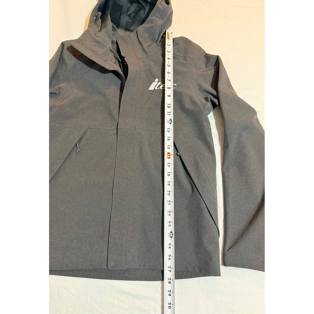 The North‎ Face Apex Flex Mens Small Grey Softshell Waterproof Hooded Jacket